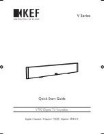 Preview for 1 page of KEF V700 Quick Start Manual