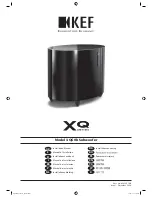 KEF XQ60b Installation Manual preview