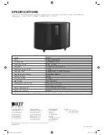 Preview for 7 page of KEF XQ60b Installation Manual