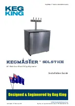 Keg King KegMaster Solstice Installation Manual preview