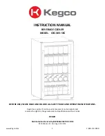 Kegco CBC-303-SSC Instruction Manual preview