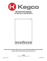 Kegco HK48BSA-2 Instruction Manual preview