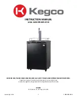 Предварительный просмотр 1 страницы Kegco MDK-309 Instruction Manual