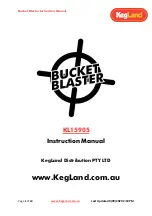 Preview for 1 page of KegLand BucketBlaster KL15905 Instruction Manual