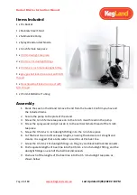 Предварительный просмотр 3 страницы KegLand BucketBlaster KL15905 Instruction Manual