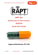 Предварительный просмотр 1 страницы KegLand RAPT Pill Quick Start Manual