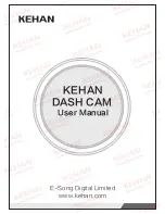 Preview for 1 page of kehan DASH CAM User Manual