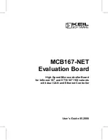 Keil MCB167-NET User Manual предпросмотр