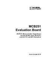 Предварительный просмотр 1 страницы Keil MCB251 User Manual