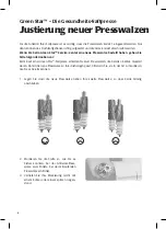 Preview for 14 page of Keimling Naturkost Green Star GS-3000 User Manual