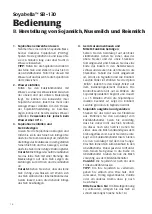 Preview for 10 page of Keimling Soyabella SB-130 Operation Manual