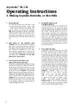 Preview for 30 page of Keimling Soyabella SB-130 Operation Manual