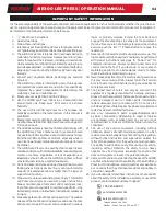 Предварительный просмотр 4 страницы Keiser 002531BP Operation Manual