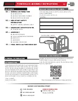 Предварительный просмотр 2 страницы Keiser 3110 Series Assembly Instructions Manual