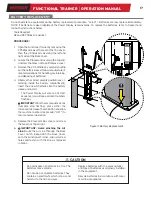 Предварительный просмотр 17 страницы Keiser INFINITY 003020BP Operation Manual