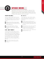 Preview for 57 page of Keiser M SERIES Manual