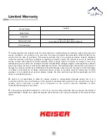Предварительный просмотр 13 страницы Keiser TrekMill MM5050 User Manual