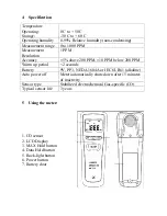 Preview for 2 page of Keison CO75 User Manual