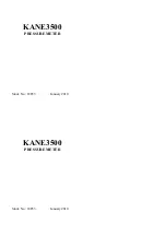 Preview for 1 page of Keison KANE3500 Manual