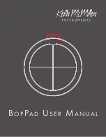 Preview for 1 page of Keith McMillen Instruments BopPad User Manual