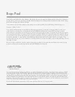 Preview for 2 page of Keith McMillen Instruments BopPad User Manual