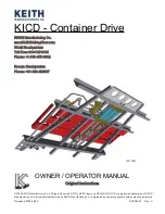 Предварительный просмотр 1 страницы Keith WALKING FLOOR KICD Owner'S/Operator'S Manual