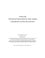 Предварительный просмотр 3 страницы Keithley 2220-30-1 Declassification And Security Instructions