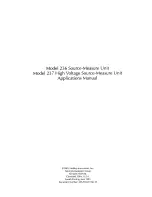 Предварительный просмотр 3 страницы Keithley 236 Applications Manual
