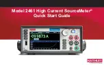 Keithley 2461 Quick Start Manual preview