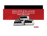 Keithley 2611B Quick Start Manual preview
