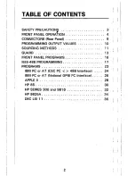 Preview for 4 page of Keithley 263 Quick Reference Manual