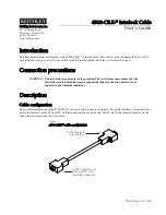 Предварительный просмотр 1 страницы Keithley 4500-CILK Series User Manual