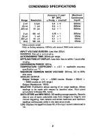 Preview for 3 page of Keithley 485 Quick Reference Manual