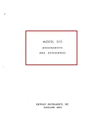 Предварительный просмотр 1 страницы Keithley 510 Manual