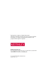 Preview for 42 page of Keithley 7001 Quick Reference Manual