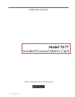 Keithley 7077 Instruction Manual предпросмотр