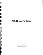 Предварительный просмотр 2 страницы Keithley PIO-12 User Manual