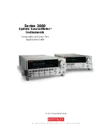 Предварительный просмотр 1 страницы Keithley Series 2600 Application Manual