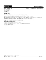 Preview for 78 page of Keithley SourceMeter 2601 User Manual