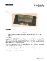 Предварительный просмотр 1 страницы Keithley STA-3108A1 Quick Start Manual