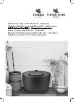 Kekkilä Hasselfors Composting Dry Toilet Instructions Manual preview