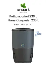 Kekkilä Home Composter 230 L Manual предпросмотр