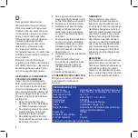 Preview for 3 page of Kela Simplon Care & Safety Instructions