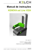 Предварительный просмотр 117 страницы KELCH KENOVA set Line V224 Operating Instructions Manual