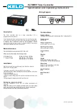 KELD KLTIMER Specification And Operating Instructions предпросмотр