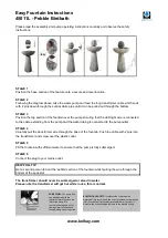 Kelkay Easy Fountain 45011L Quick Start Manual preview