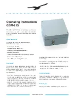 Keller-druck GSM-2 Ei Operating Instructions preview