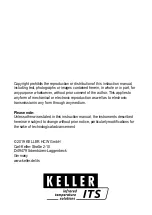 Предварительный просмотр 62 страницы Keller CellaCast PX 80 Operating Instructions Manual