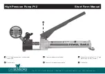 Keller High Pressure Pump P12 Short Form Manual preview