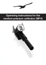 Keller MPX Operating Instructions Manual preview